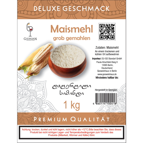 Gergili Maismehl grobgemahlen