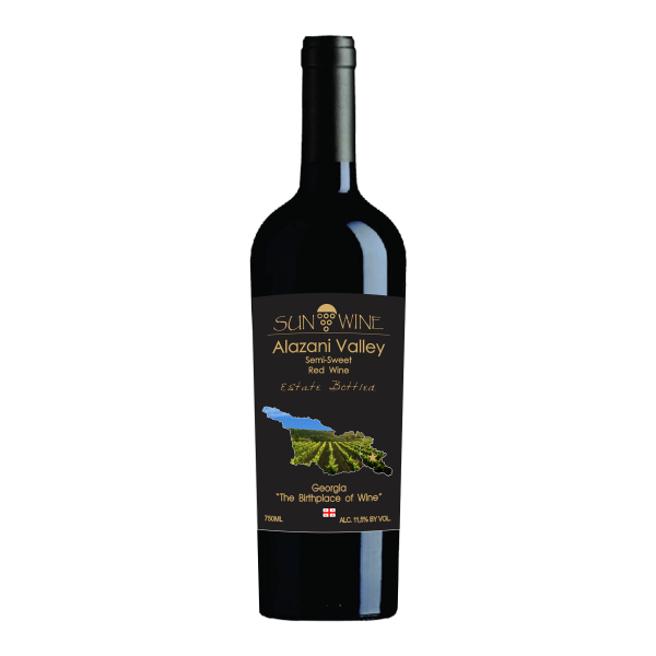 Alazani Valley rot Sun Wine