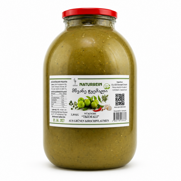 hausgemachte Würzsoße Tkemali grün 3000 ml