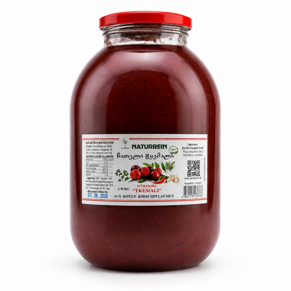 hausgemachte Würzsoße Tkemali rot 3000 ml