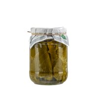 Weinblätter in Salzwasser