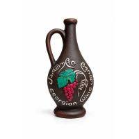 Saperavi Georgian Production Tonflasche Horse